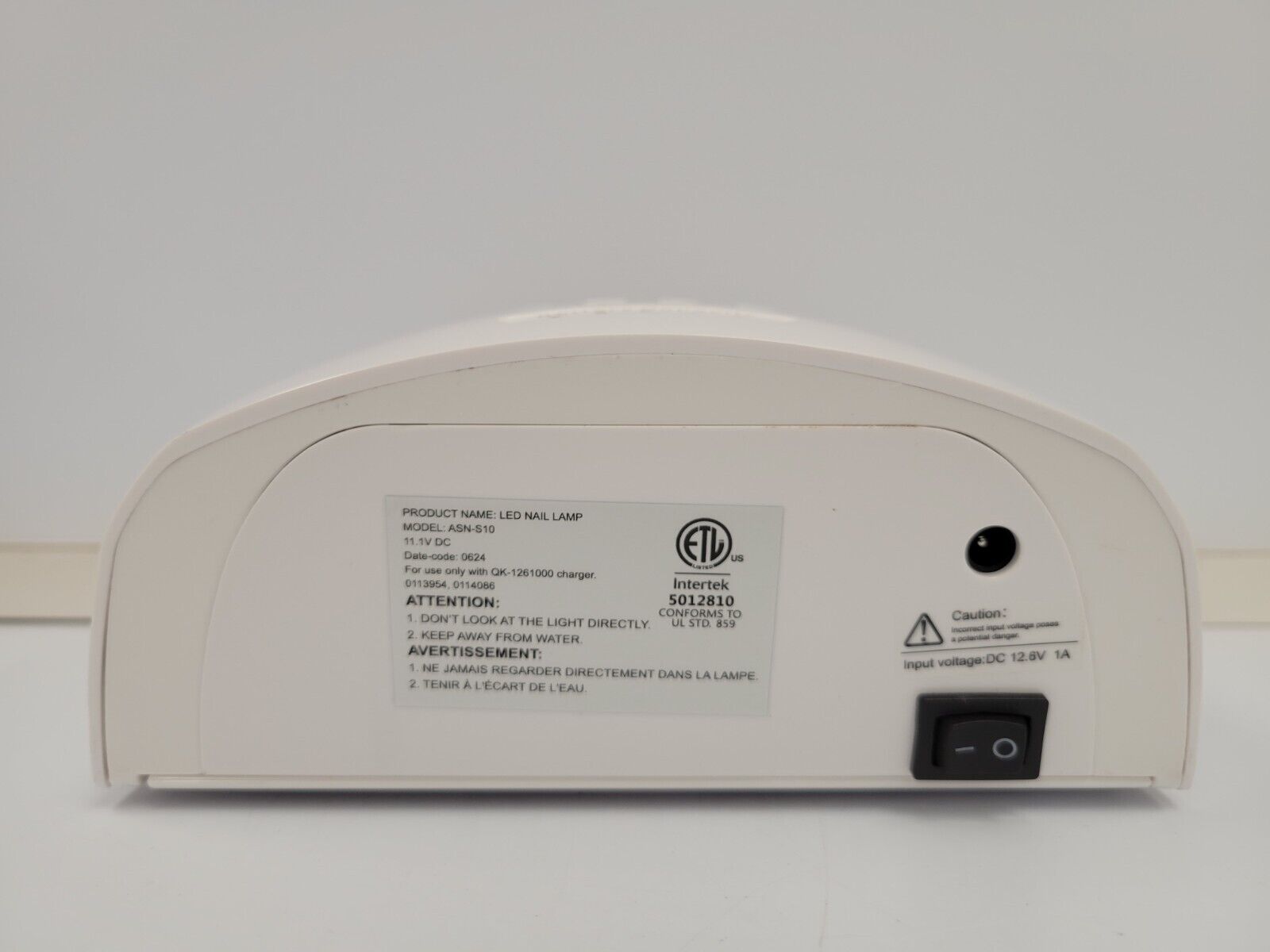 Lumina By ASP ASN S10 Rechargeable LED/UV Curing Lamp for Nails - Professional Gel Polish Curing Light for Manicure & Pedicure at Home or Salon