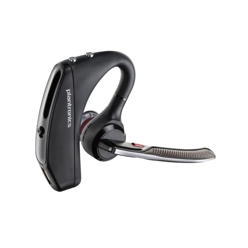 Plantronics Voyager 5200 Bluetooth Headset with Noise Cancelling - Wireless Headphones for Business Calls, Office, Driving & Remote Work | Comfortable Over-Ear Design, HD Voice, 7+ Hour Battery Life