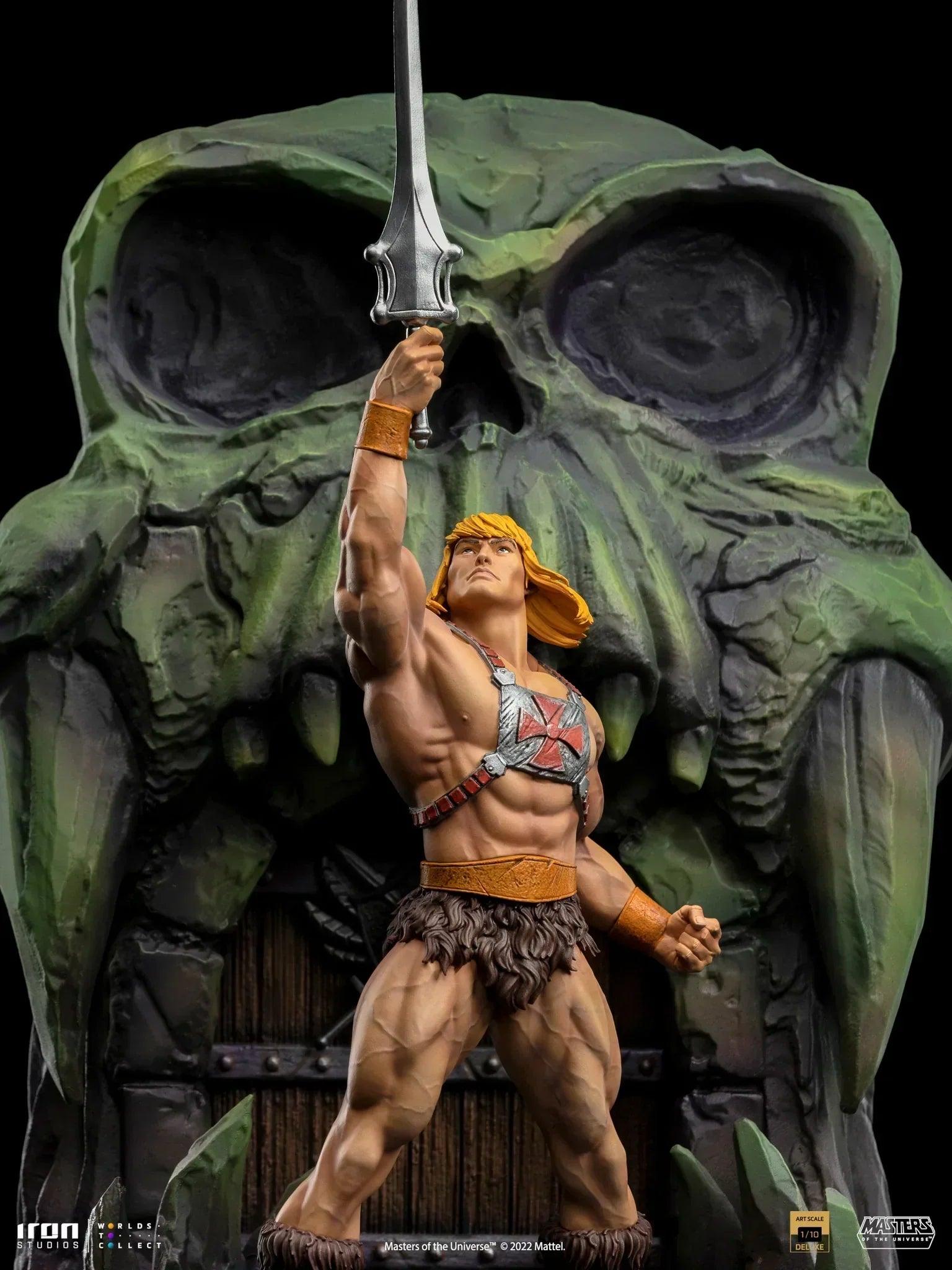 Iron Studios Masters of the Universe He-Man Deluxe BDS Art Scale 1/10 Statue - Collectible Action Figure for Display & Home Decor, Perfect for Fans & Gift Giving