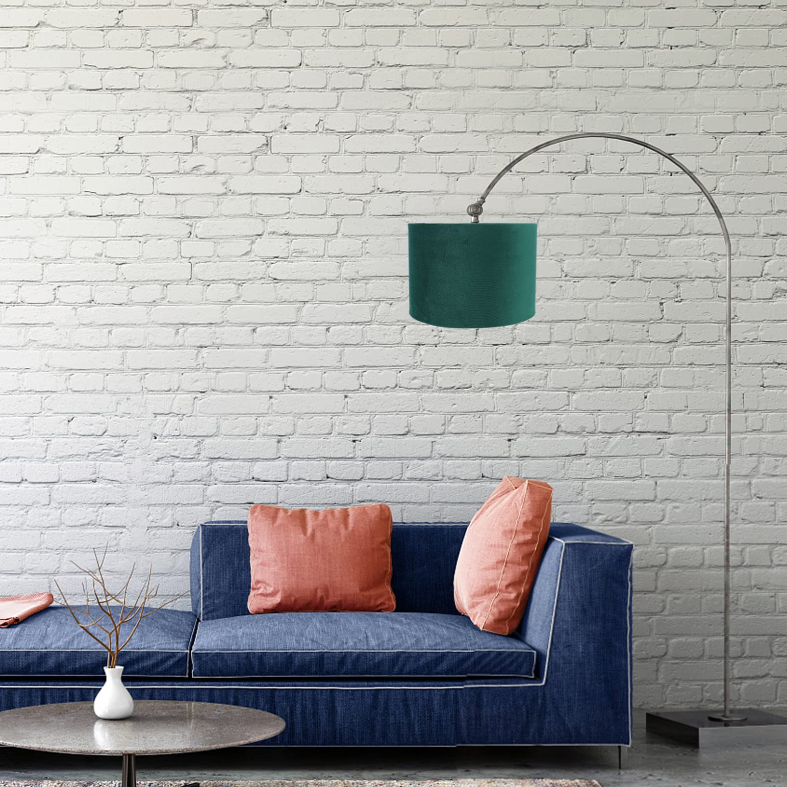 Balacoo Modern Clip-On Barrel Fabric Lamp Shade - Small Dust Cover for Table, Chandelier & Wall Lamps - Elegant Home Decor Lighting Accessory | Perfect for Living Room, Bedroom & Office