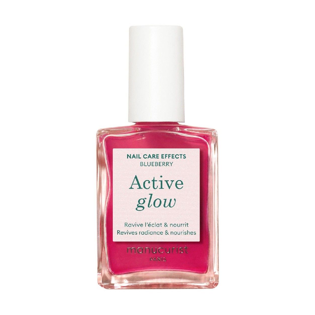 Manucurist Active Glow Nail Polish - Vegan & Non-Toxic Nail Care for Healthy, Shiny Nails | Perfect for Daily Wear, Special Occasions & At-Home Manicures