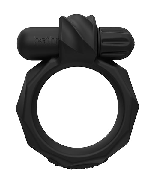 Bathmate Maximus Vibe 55 Rechargeable Silicone Cock Ring - Black | Powerful Vibrating Penis Ring for Enhanced Pleasure | Perfect for Couples & Solo Play