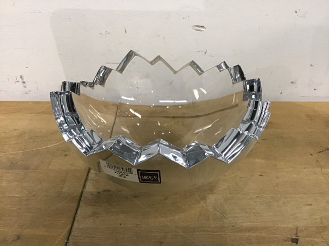 Mikasa 8-Piece Clear Glass Bowl Set - Durable & Elegant for Serving, Mixing, and Food Storage - Perfect for Salads, Desserts, and Entertaining