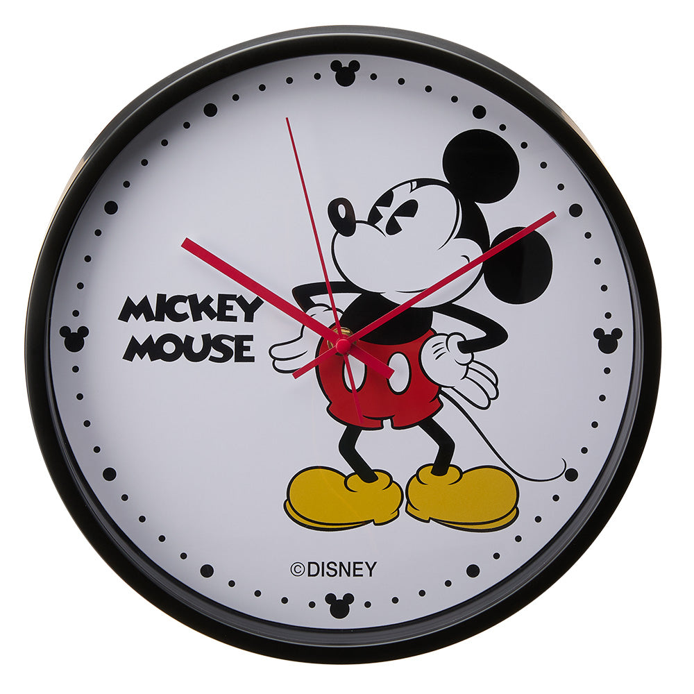 Disney Mickey Mouse Wall Clock - Battery Operated Silent Non-Ticking Decor for Kids Room, Kitchen, Office - Official Disney Merchandise