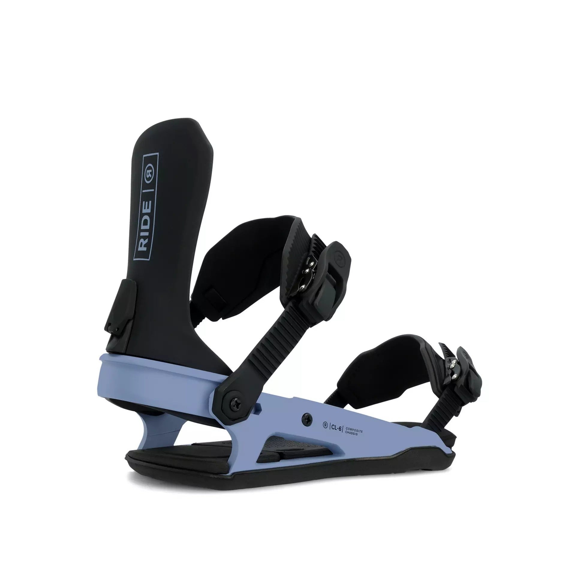 2024 Women's Ride CL 6 Snowboard Bindings - Lightweight & Responsive for All-Mountain Riding - Perfect for Freestyle & Powder Snowboarding