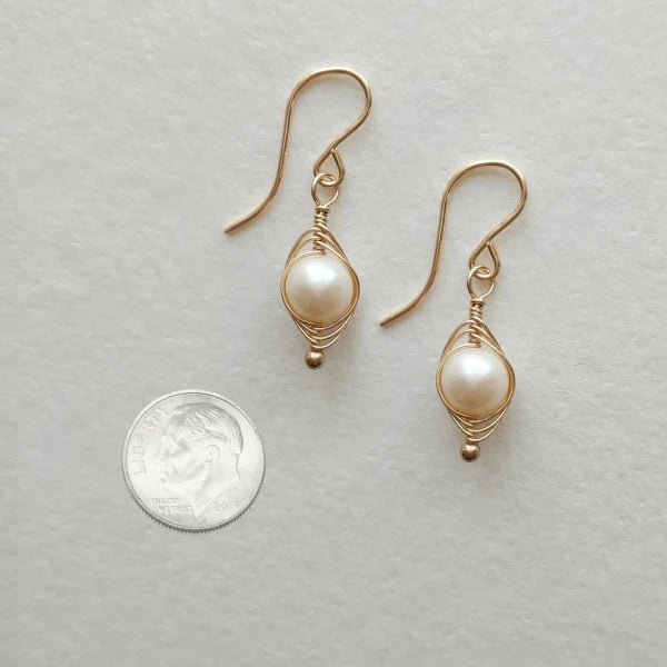 Gold Peapod Earrings - Elegant One Pea Stud Earrings for Women | Perfect for Everyday Wear, Gifts & Special Occasions