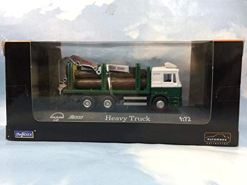 1/72 Scale JOYCITY F2000 Heavy Duty Lumber Truck Diecast Model - Collectible Construction Vehicle for Display, Gifts & Diorama Scenes