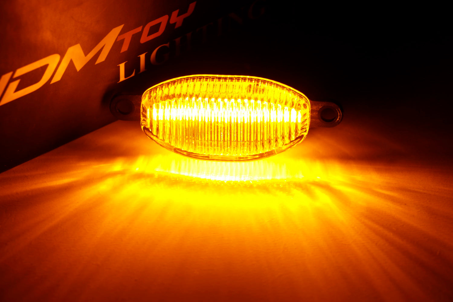 3pcs Smoked 12 SMD Amber Yellow LED Front Grille Running Lights for Ford Raptor - Durable Off-Road Lighting for Trucks & SUVs, Perfect for Night Driving and Adventure Trips