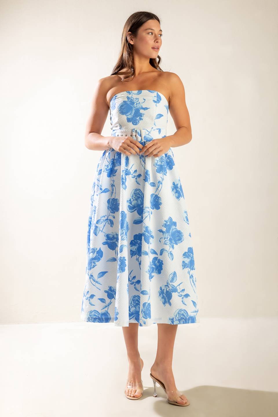 Honestlyy Love Woven Midi Dress - Flowy Summer Dress for Women, Casual Boho Chic Dress for Beach, Vacation & Date Night