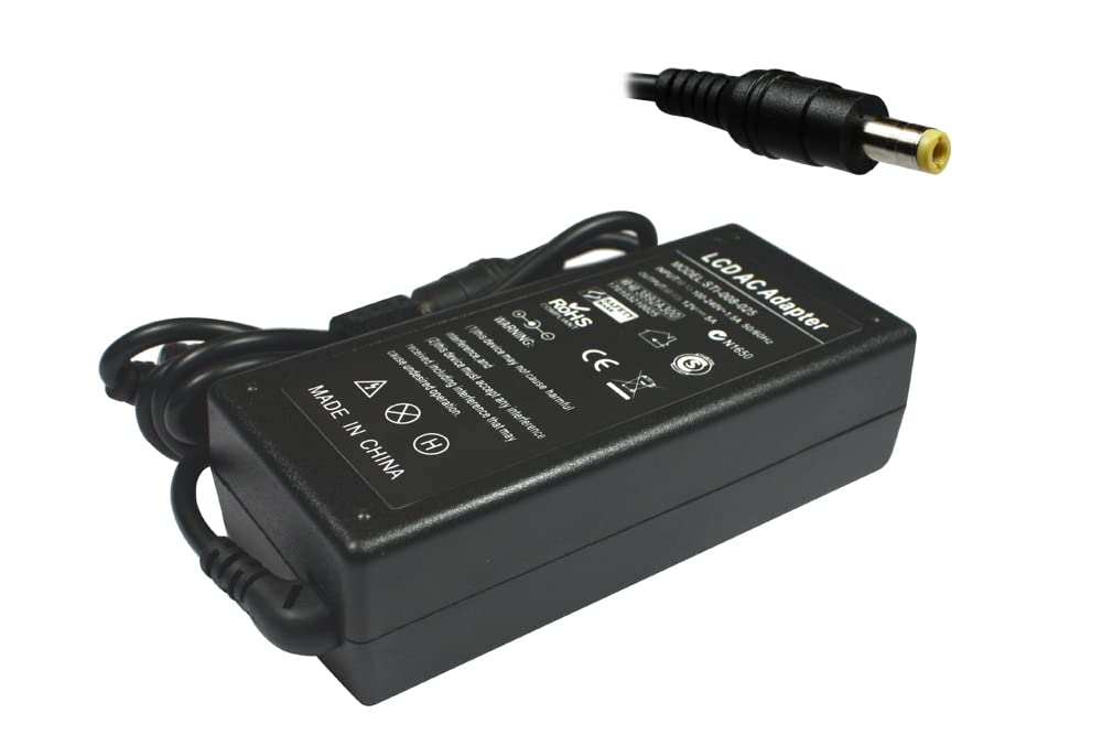 Power4Laptops 90W AC Power Adapter for HP Thin Client t5145 Desktop PC - Replacement Charger for Home & Office Use
