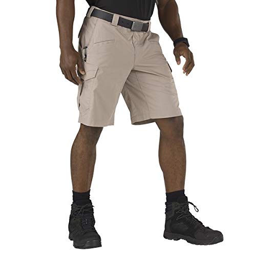 5.11 Tactical Men's Stryke 11-Inch Inseam Military Shorts - Flex-Tac Ripstop Fabric, Durable & Comfortable (Style 73327) - Perfect for Outdoor Activities, Hiking, and Tactical Training