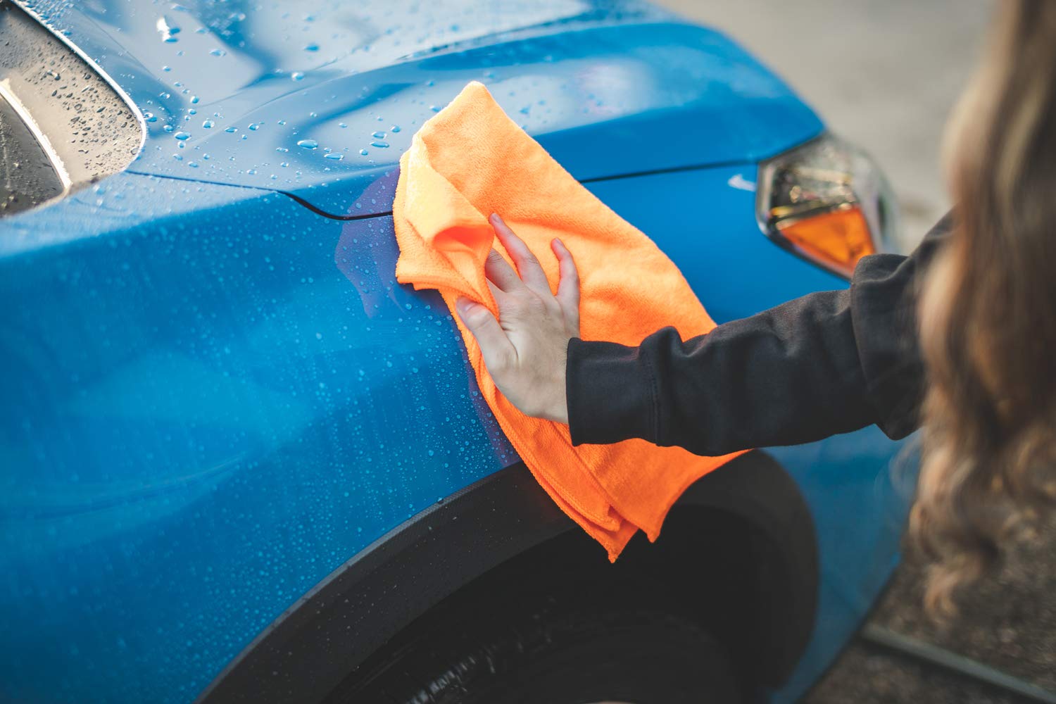 Premium Microfiber Car Wash Towels - 16
