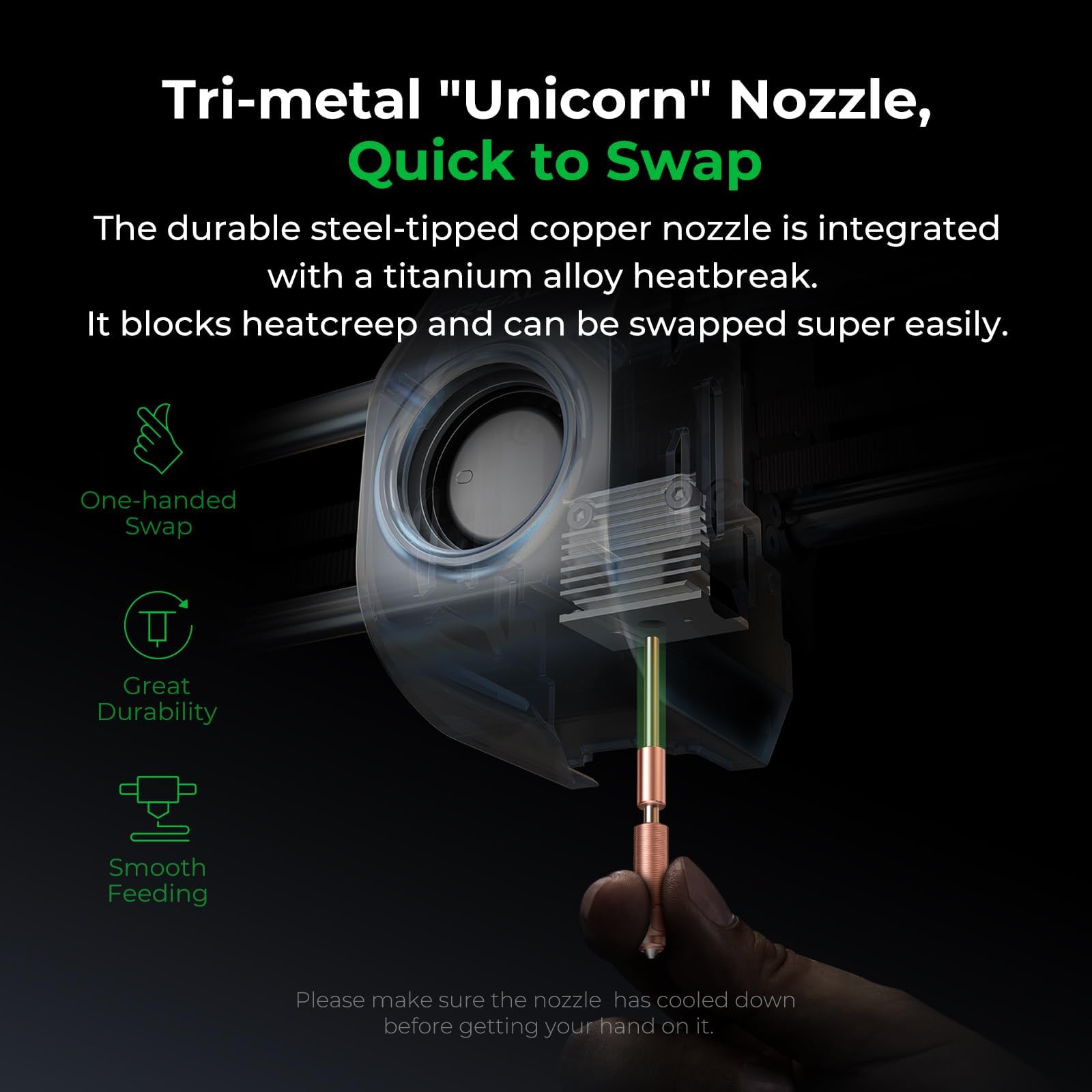 Creality K1C 3D Printer 600mm/s High-Speed Printing with Auto Leveling & AI Camera - 2024 Upgraded Version for Carbon Fiber Filaments, 300°C Nozzle Temperature - Perfect for Rapid Prototyping, DIY Projects & Professional 3D Printing