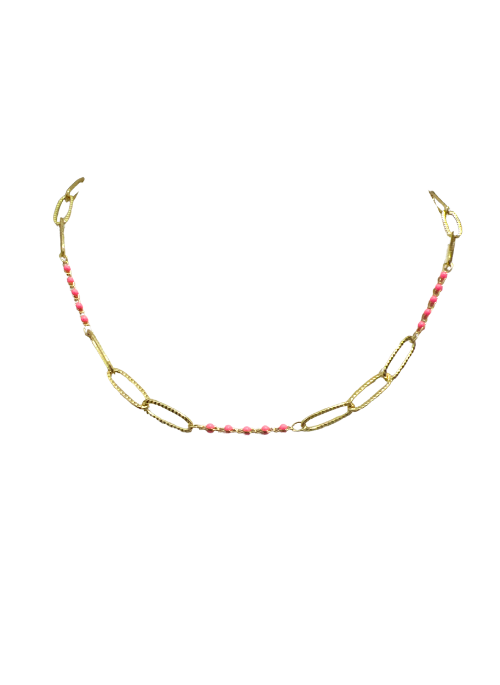 Candace Paperclip Necklace - Minimalist Gold Paper Clip Pendant Necklace for Women | Trendy Layering Jewelry for Everyday Wear, Office & Gifts