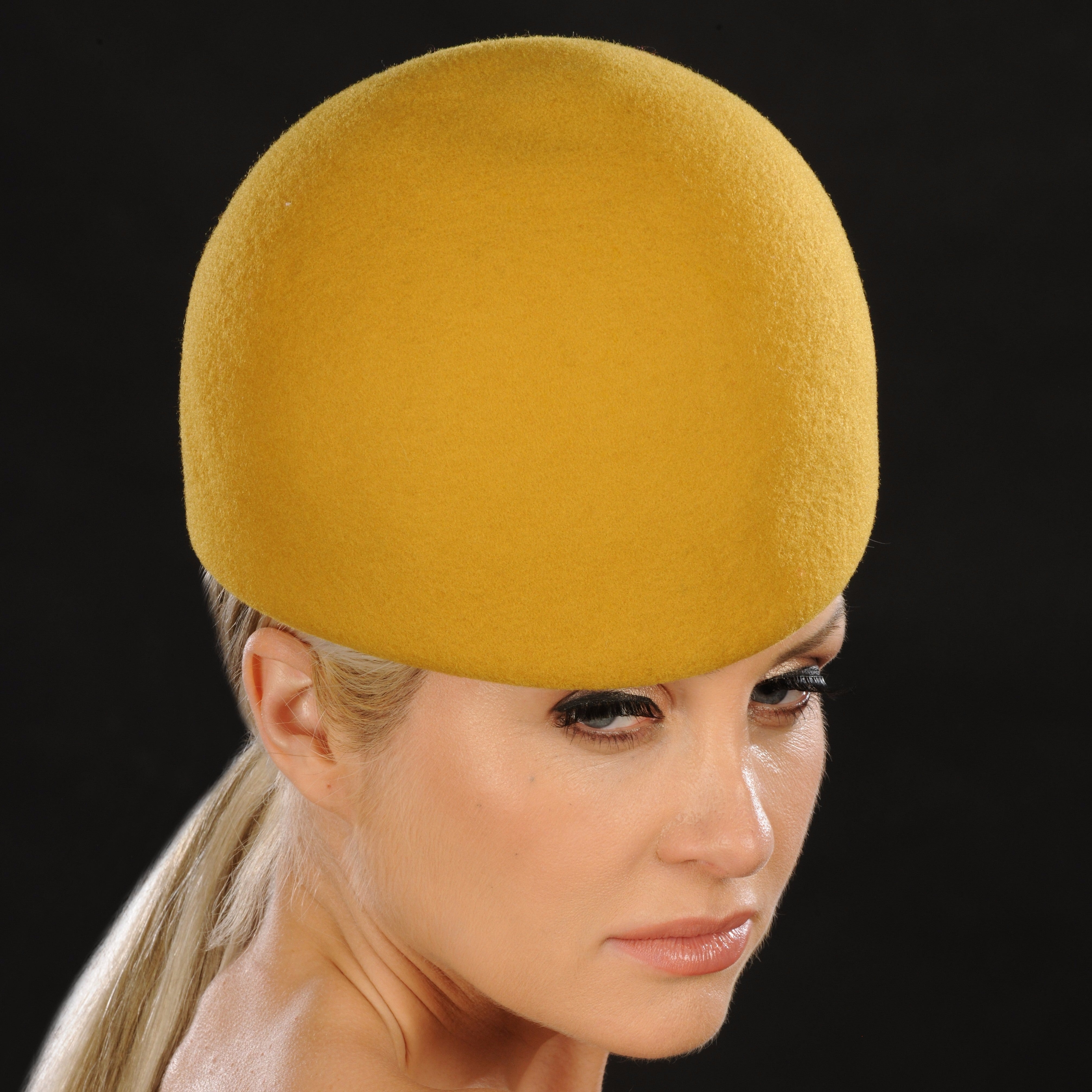 FW1140 Women's Winter Hats in Mustard Yellow - Warm Knitted Beanie for Cold Weather, Outdoor Activities & Fashion Accessories