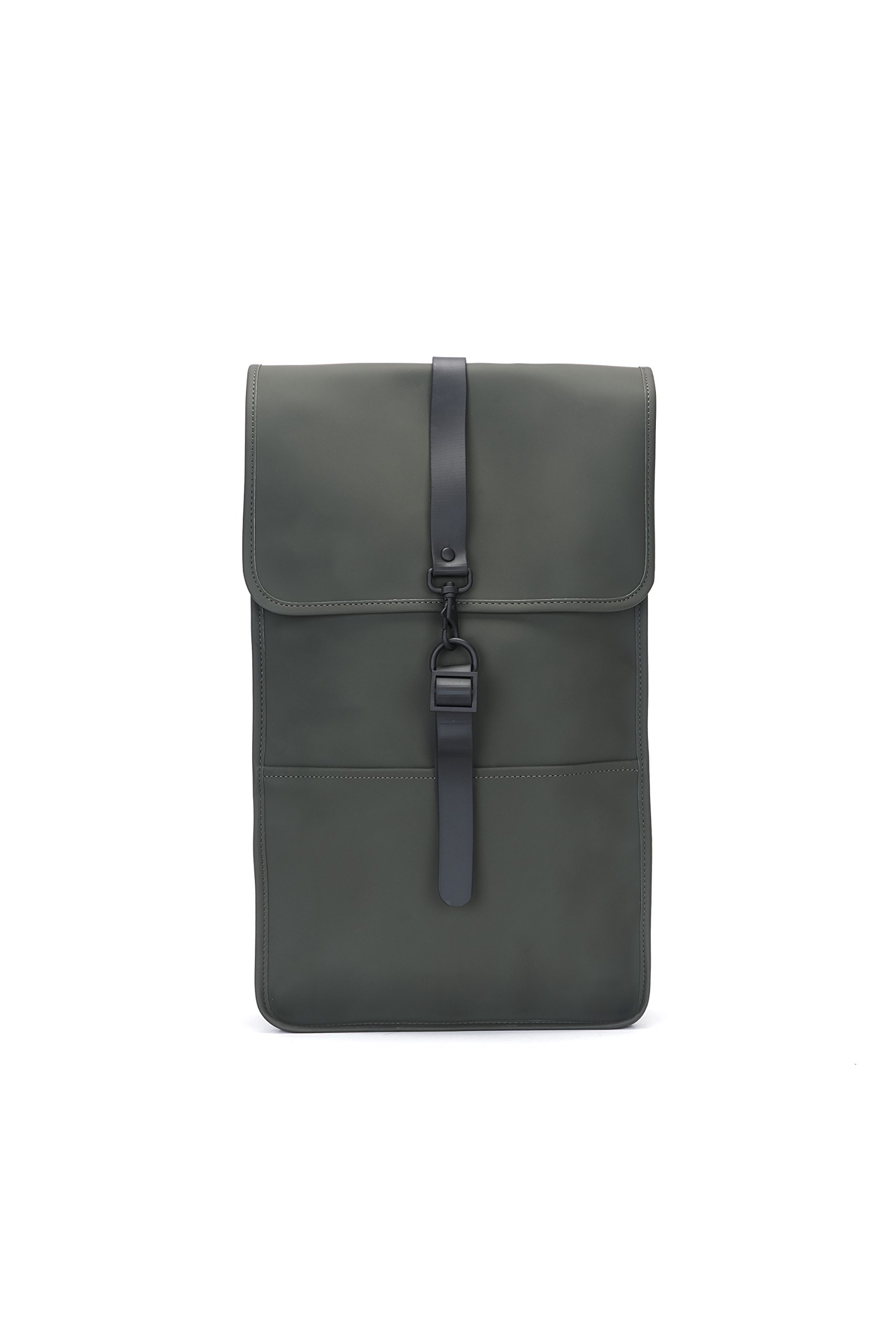 RAINS Men's Waterproof Backpack - Lightweight Travel Laptop Bag for Work, School & Outdoor Adventures (Green, One Size) - Perfect for Commuting, Hiking & Daily Use