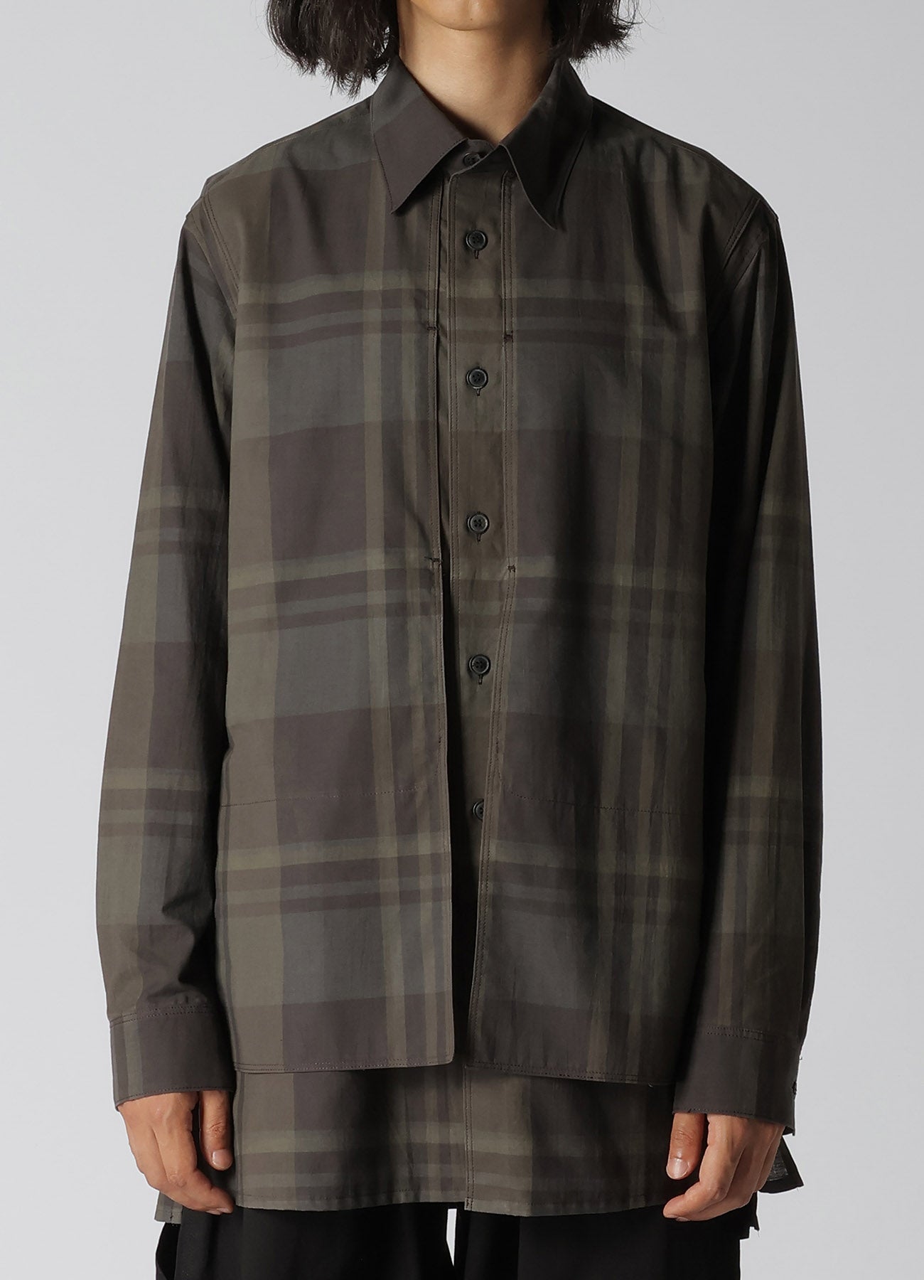 Premium Cotton Silk Blend Plaid Pocket Shirt for Men & Women - Perfect for Office Wear, Casual Outfits & Special Occasions