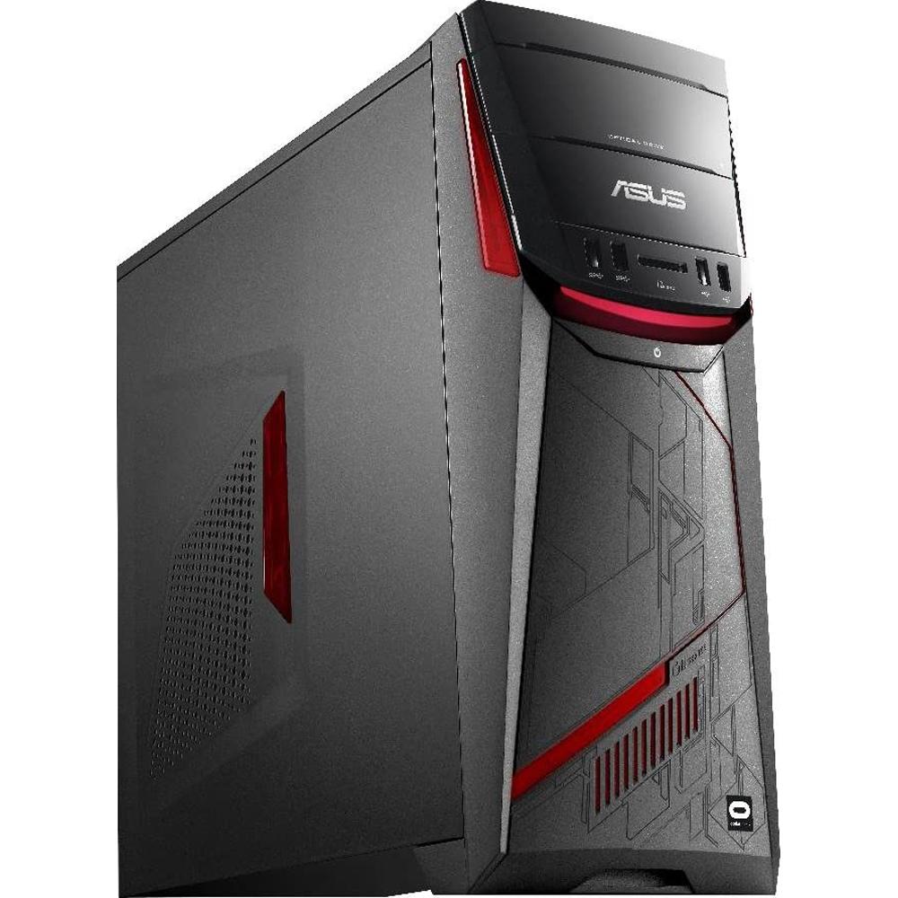 ASUS Gaming PC with Intel i5 Processor - VR Ready, Black/Red Design (Model 90PD01L1 M01780) - Perfect for High-Performance Gaming & Virtual Reality Experiences