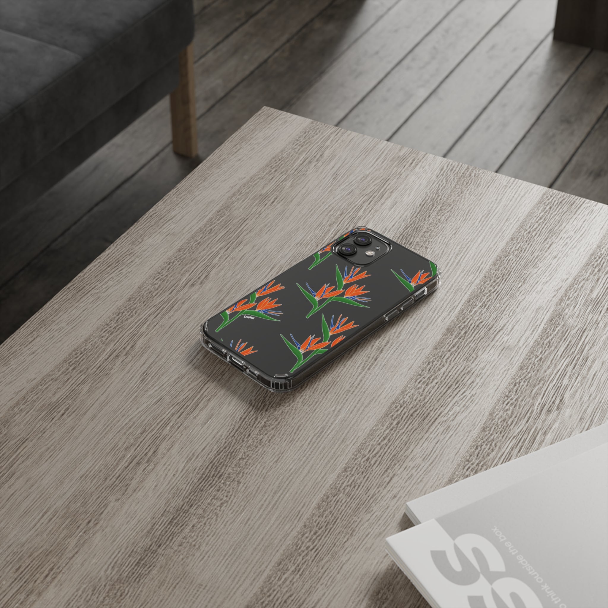 Bird of Paradise Clear Phone Case - Durable Protective Cover for iPhone & Samsung - Perfect for Nature Lovers & Tropical Style