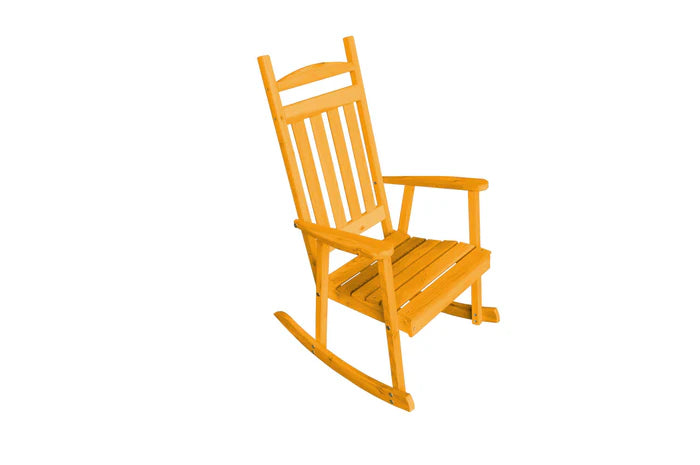 Regallion Classic Porch Rocker Chair - Comfortable Outdoor Rocking Chair for Patio, Garden & Front Porch - Perfect for Relaxing, Reading & Enjoying Nature