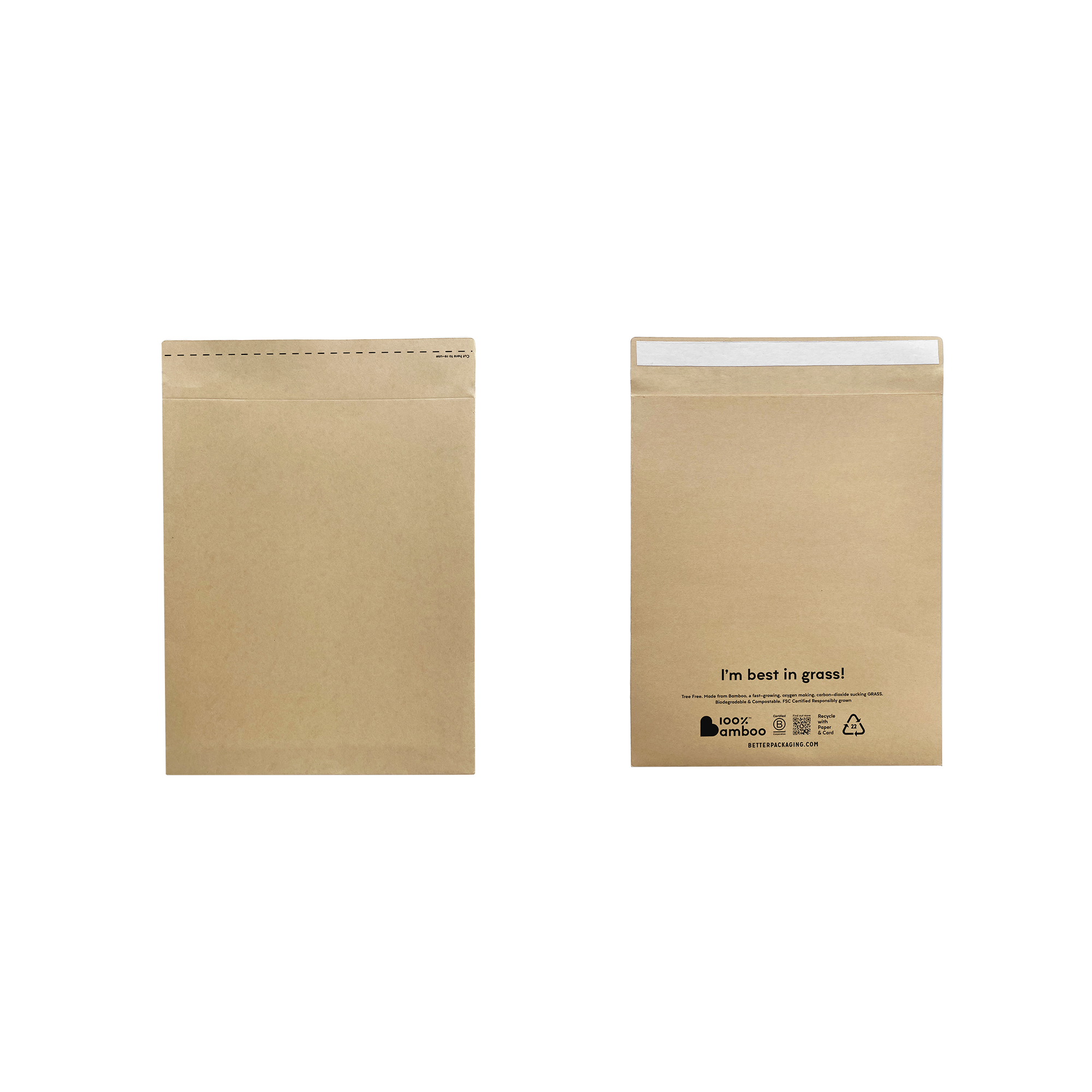 Eco-Friendly Bamboo Envelopes - Sustainable & Biodegradable Mailing Solution for Greener Packaging | Perfect for Wedding Invitations, Business Mailers & Eco-Conscious Shipping
