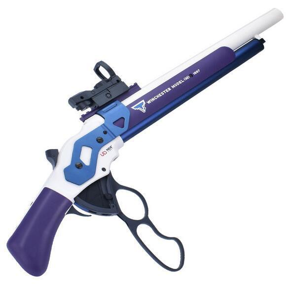 Winchester M1887 Shell Ejection Dart Blaster Toy - US Stock - Realistic Shell Ejecting Action for Nerf Battles & Outdoor Play