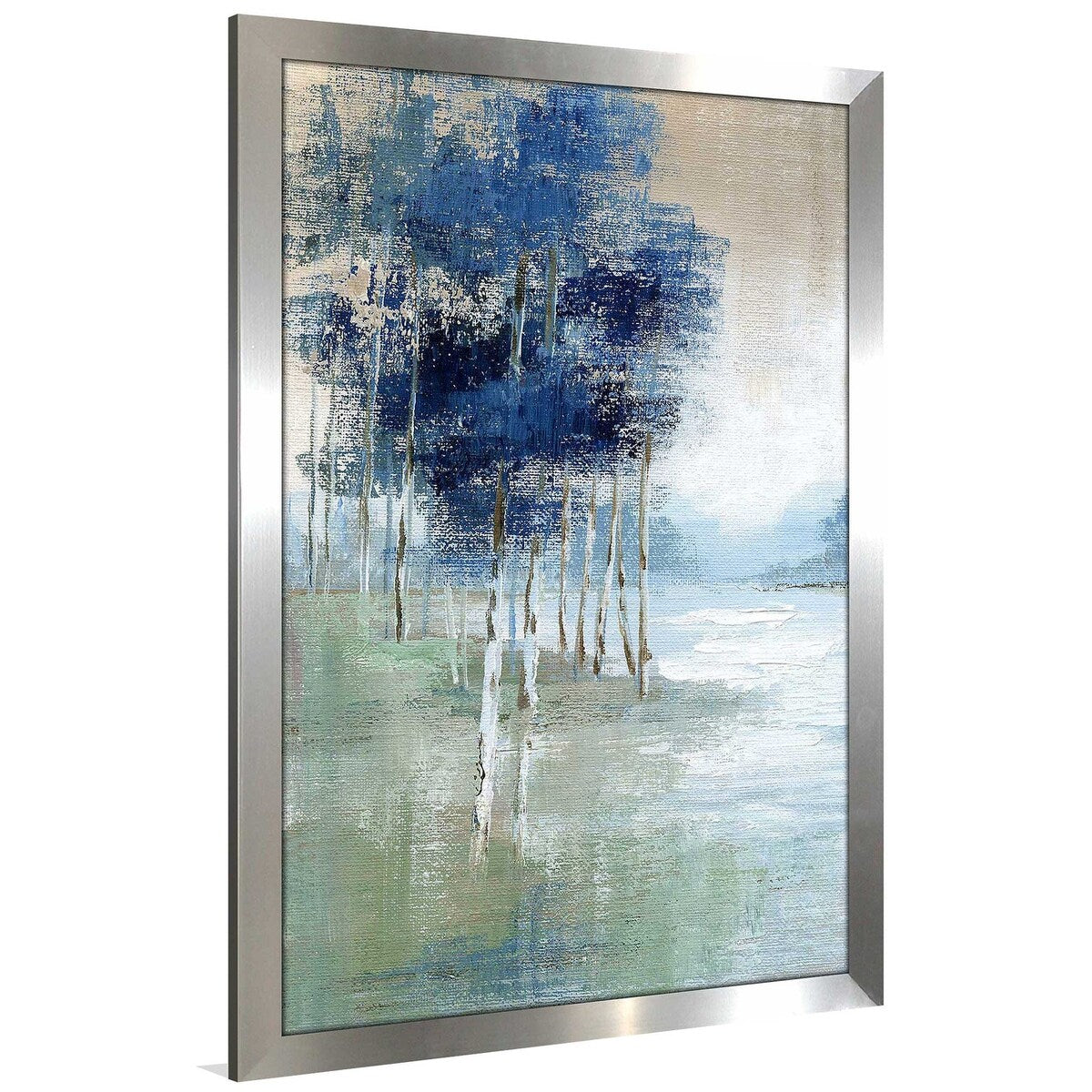 Birch River II Vertical Acrylic Print by Nan - Stunning Nature Wall Art for Living Room, Bedroom & Office Decor
