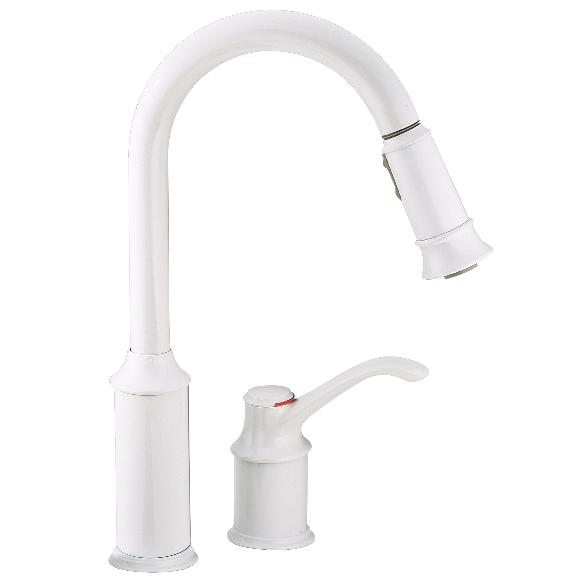 Aberdeen Chrome One Handle High Arc Pull Down Kitchen Faucet - Modern Brushed Nickel Finish for Easy Dishwashing & Food Prep - Perfect for Farmhouse & Contemporary Kitchens