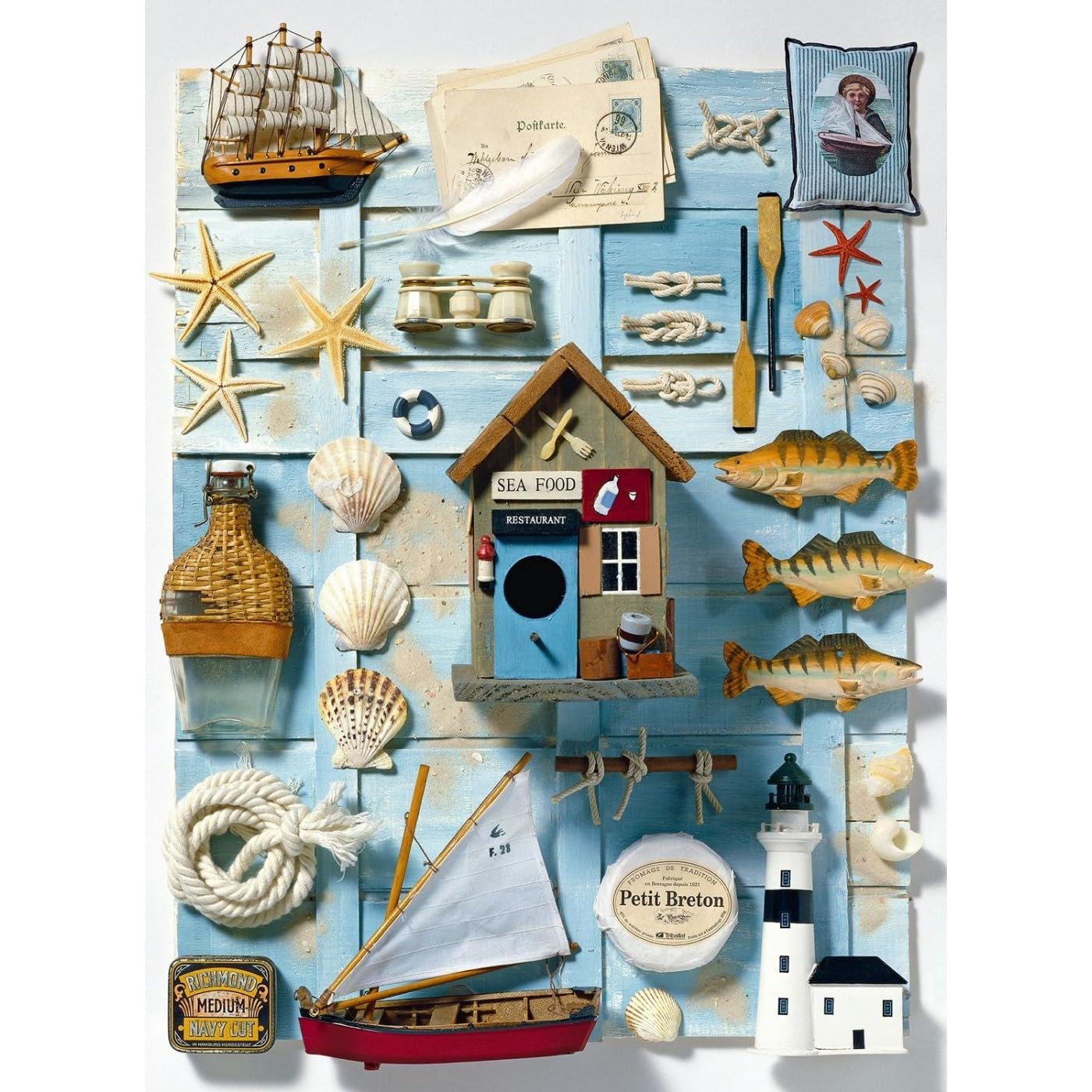 Ravensburger 500 Piece Puzzle - Spirit of the Sailor, Adult & Kids Jigsaw Puzzle, Frameable 500-Piece Puzzle with Glue Included, Fun Family Activity for Relaxation & Home Decor