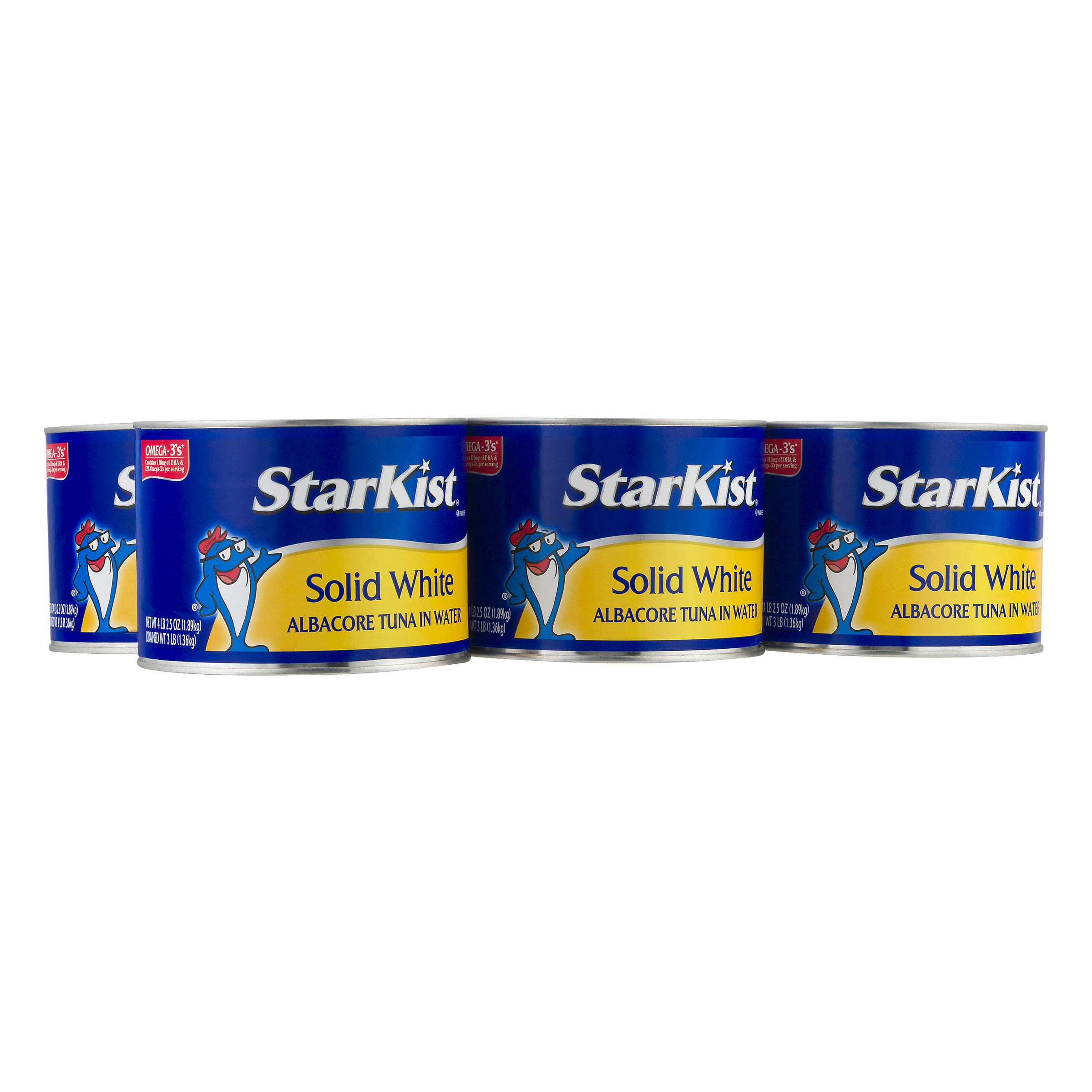 StarKist Solid White Albacore Tuna in Water - 66.5 oz Can (Pack of 6) | Premium Canned Tuna for Salads, Sandwiches & Meal Prep | High Protein, Low Mercury, Keto & Paleo Friendly
