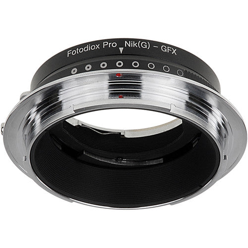 FotodioX Nikon F Lens to Fujifilm G Mount Adapter - Compatible with Fujifilm GFX Cameras for Professional Photography & Videography