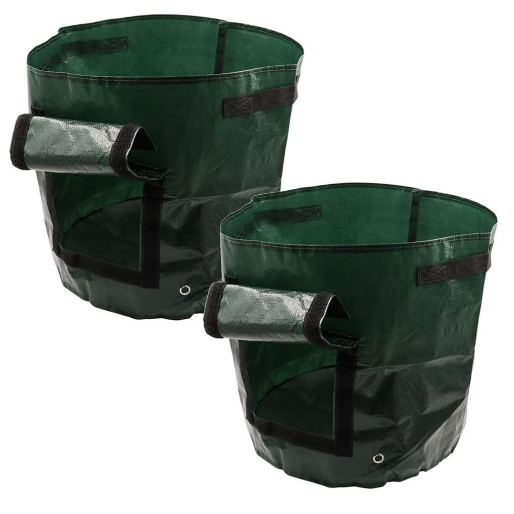 WALNUTA 5-Piece Thickened Potato Grow Bags - Durable Plant Containers for Gardening, Seedlings & Vegetables - Ideal for Patio, Balcony & Indoor Planting (Color: As Shown, Size: One Size) - Perfect for Organic Potato Farming & Small Space Gardening
