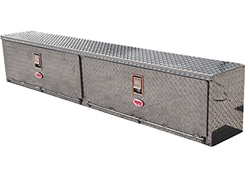 RKI US90A Heavy Duty Truck Tool Box - Secure Storage for Pickup Trucks & Work Vans | Weatherproof Aluminum Truck Bed Box for Tools & Equipment | Perfect for Construction, Landscaping & Outdoor Work