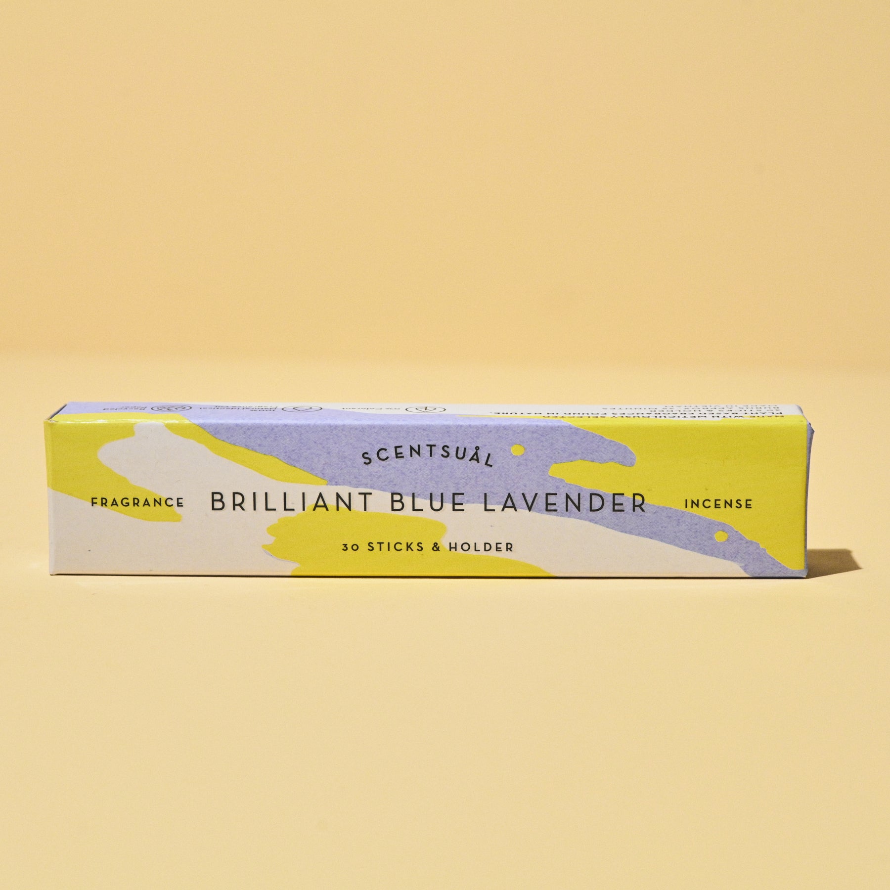 Blue Lavender Incense Sticks - 30 Pack with Holder for Relaxation & Aromatherapy | Perfect for Meditation, Yoga, and Home Fragrance | SCENTSUAL