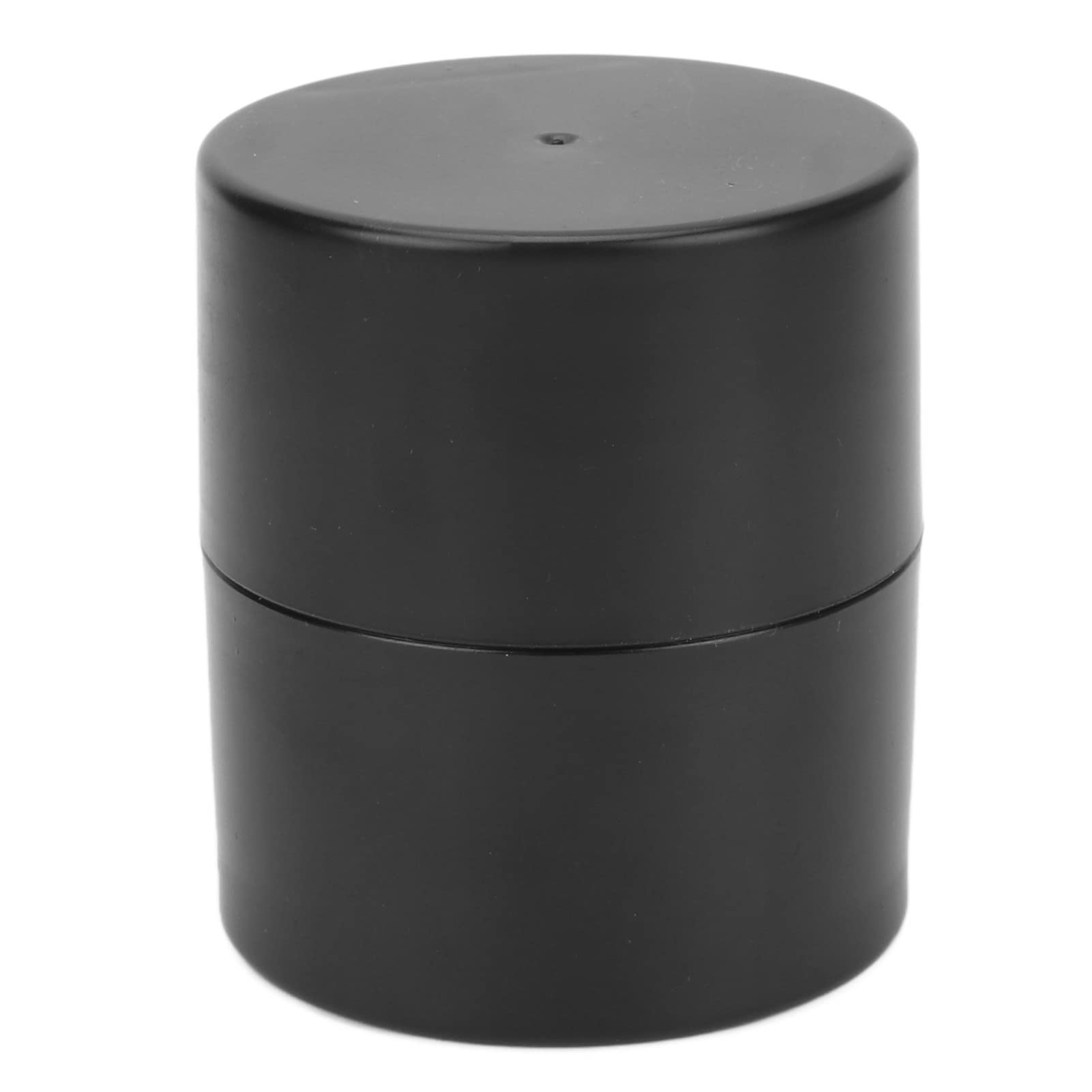 EXCLUZO Eyelash Extension Glue Storage Jar with Button Open & Negative Pressure Sponge - Large Capacity Lash Adhesive Container for Professional Salon Use - Perfect for Lash Artists & Beauty Professionals (Black)