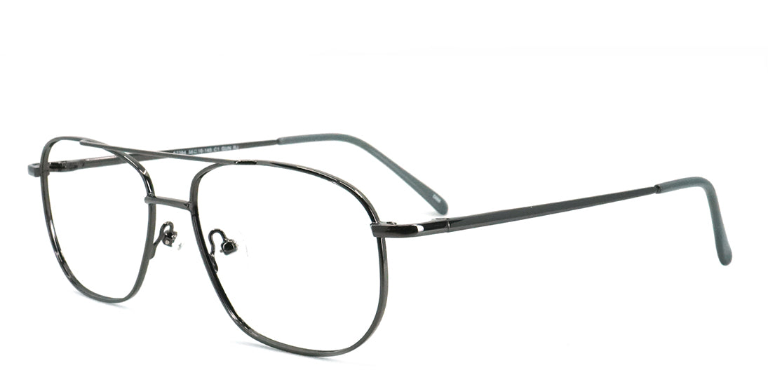 Stylish Metal Eyeglasses S7284 - Lightweight Durable Frame for Men & Women - Perfect for Reading, Driving & Everyday Use