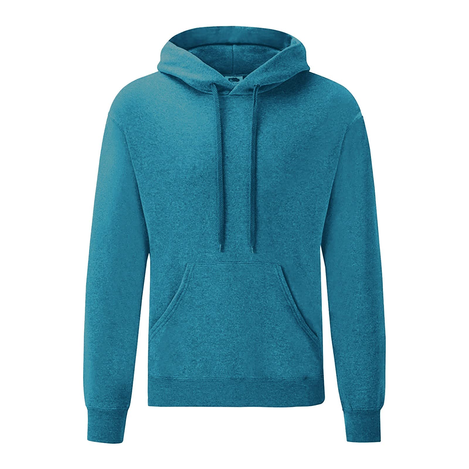 Men's Slim-Fit Hooded Sweatshirt - Long Sleeve Solid Pullover with Drawstring for Summer | Casual Streetwear & Outdoor Activities