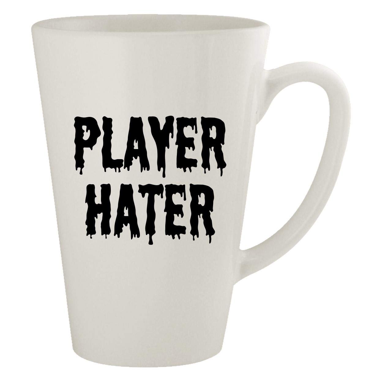 Player Hater - 17oz Ceramic Latte Coffee Mug with Handle, Perfect for Home, Office & Gifts | Funny Sarcastic Coffee Cup for Tea, Hot Chocolate & Cappuccino Lovers