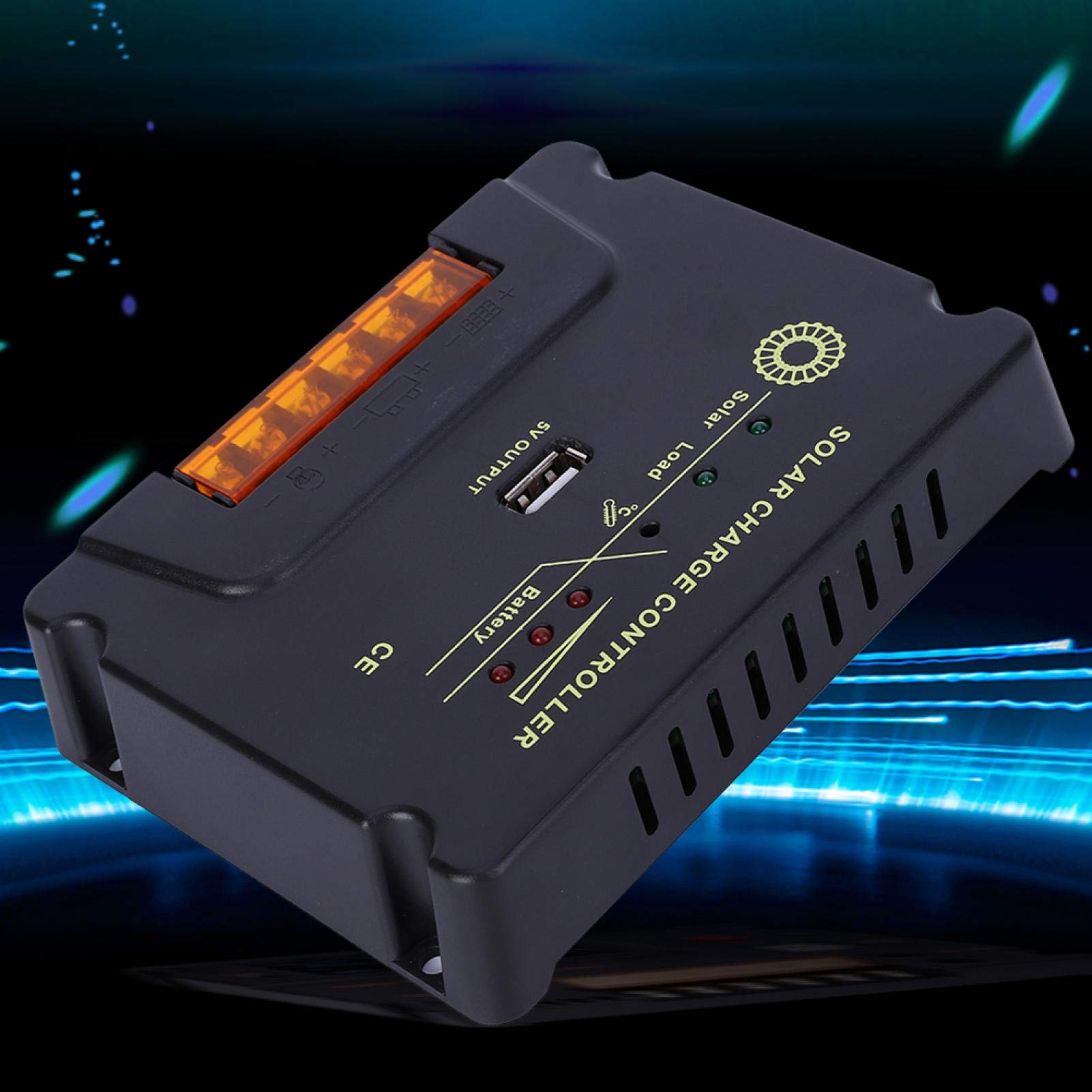 MPPT Solar Charge Controller - High Efficiency Single Chip Control for Home & Factory Use | Reliable & Strong Adaptability | Perfect for Off-Grid Power Systems & Solar Panel Kits