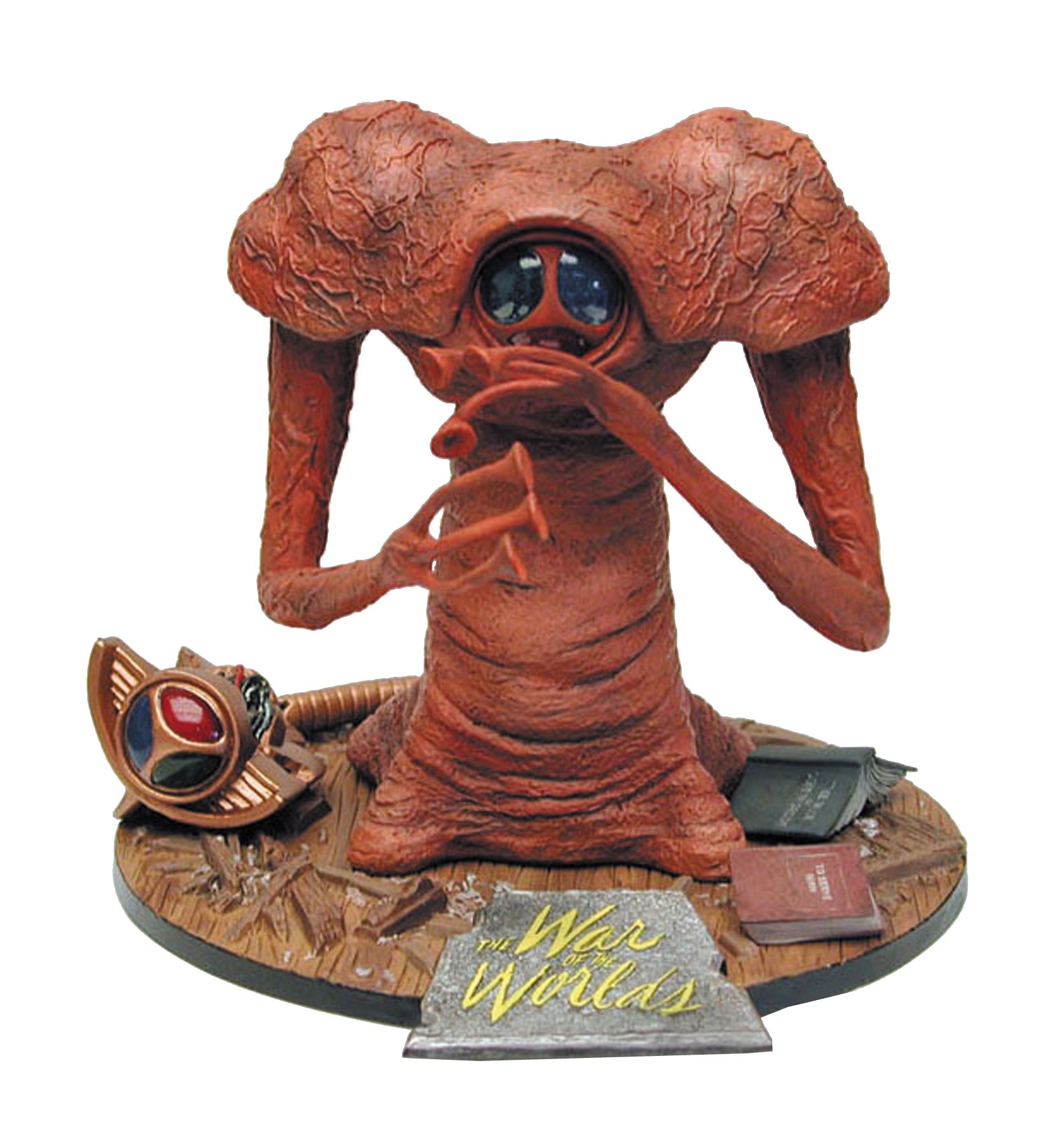 War of The Worlds (1953) 1:8 Scale Pre-Finished Martian Figure Kit - Sci-Fi Model Collectible for Display & Home Decor