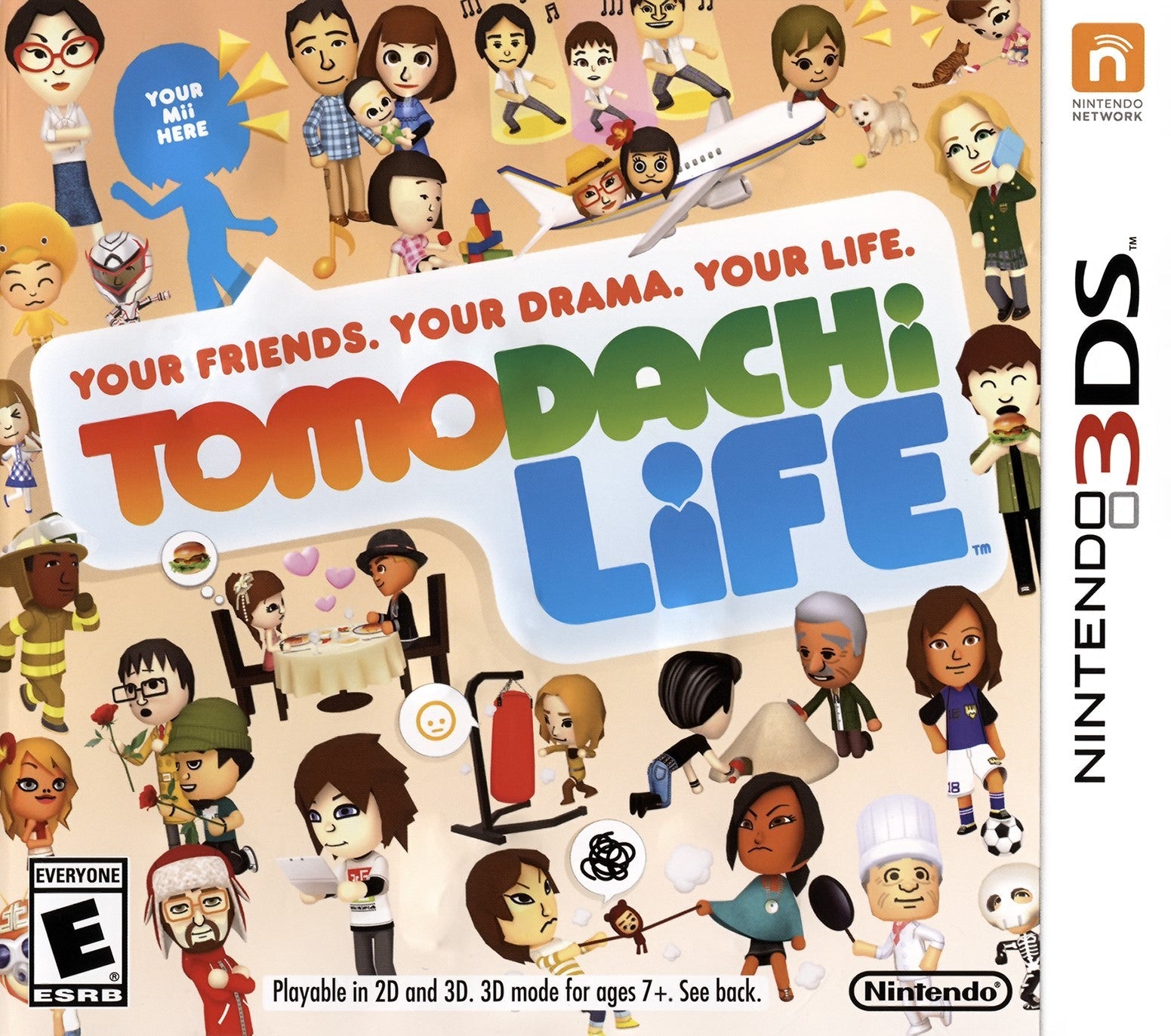 Used Tomodachi Life 3DS Video Game - Fun Life Simulation for Nintendo 3DS | Perfect for Casual Gaming & Virtual World Lovers