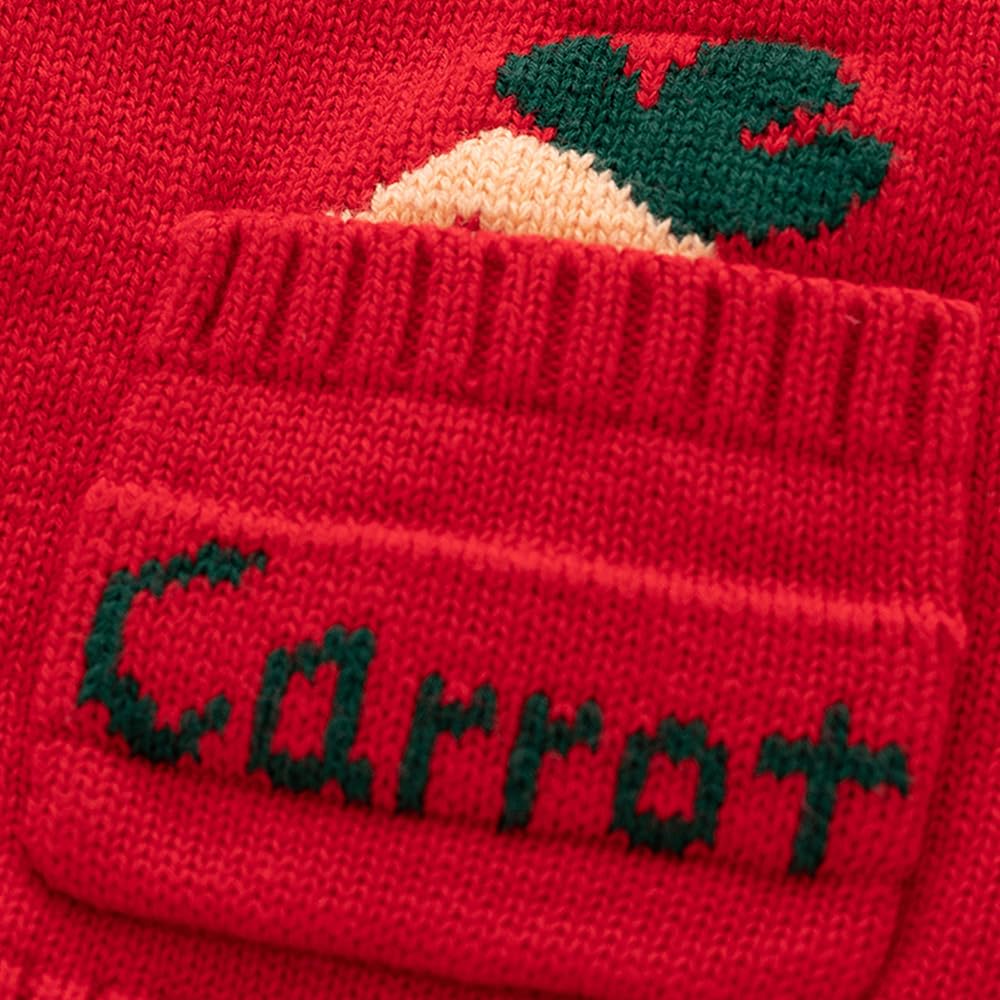 Adorable Cartoon Rabbit Baby Vest for Girls - Warm Knitted Sleeveless Jacket for Toddlers (Spring/Winter) - Easter Bunny Style Kids Waistcoat - Perfect for Easter Outfits, Holiday Photos & Winter Layering