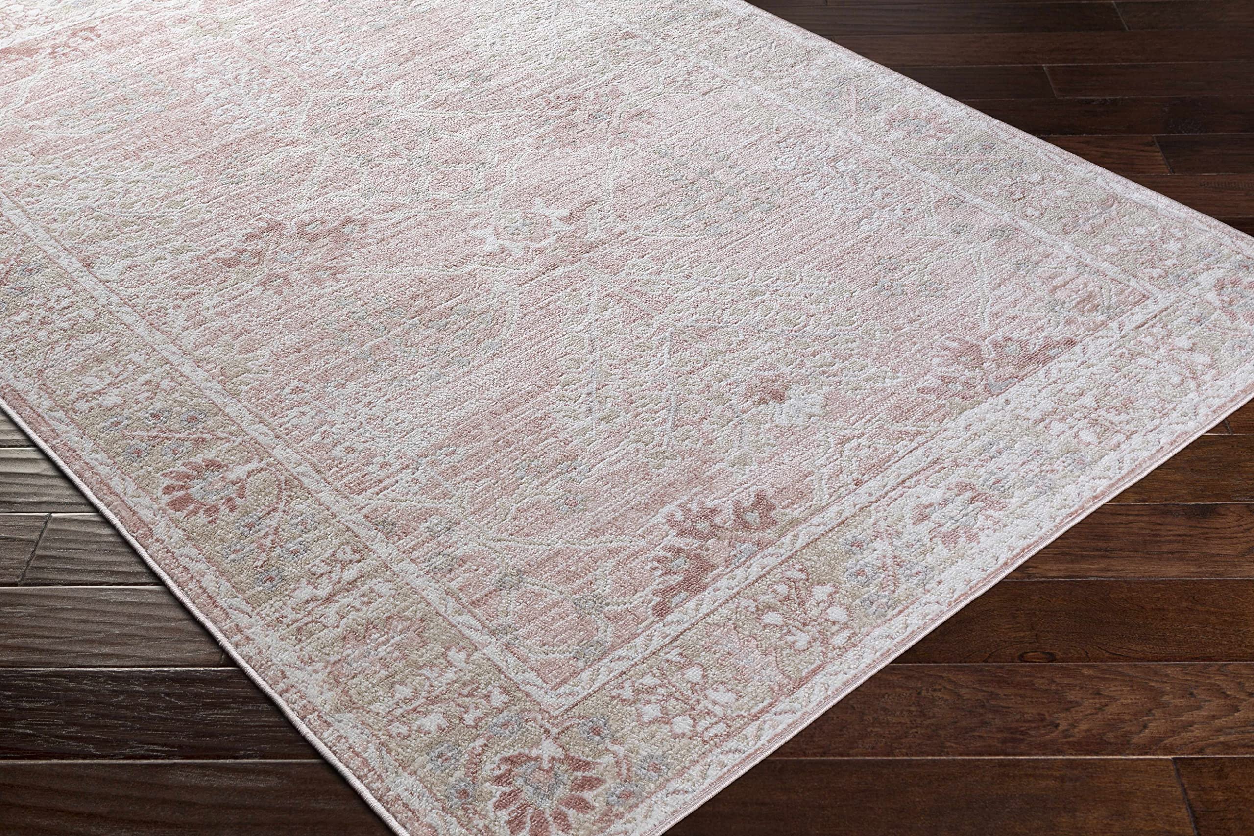 Hauteloom Barnwell Soft Plush Area Rug - Gray, White, Brown - 7'9