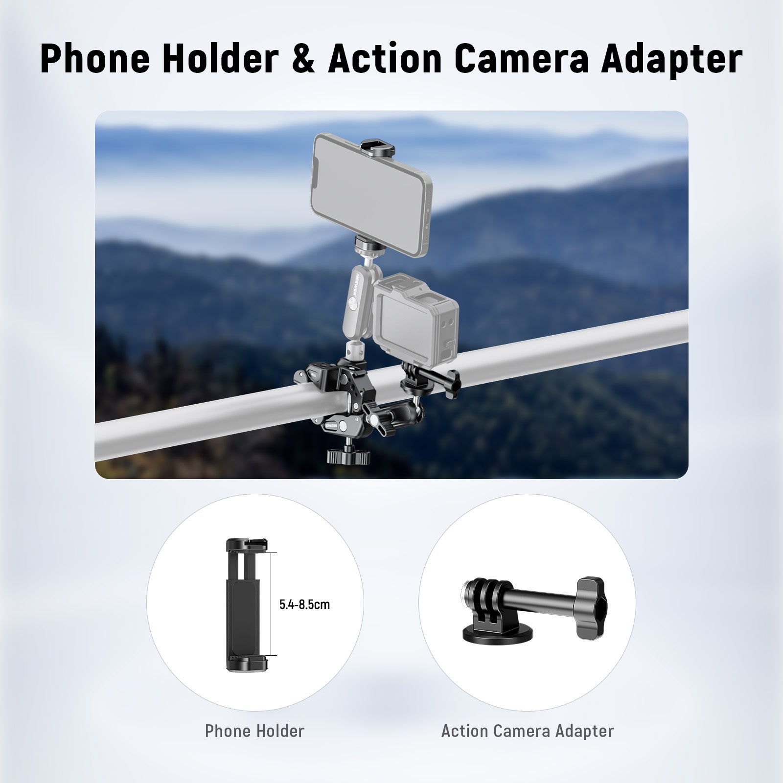 NEEWER ST88 Super Clamp with 3 Dual Ballhead Magic Arm - Heavy Duty Camera Mount for DSLR, Video, Lighting - Perfect for Photography, Videography, Studio & Live Streaming