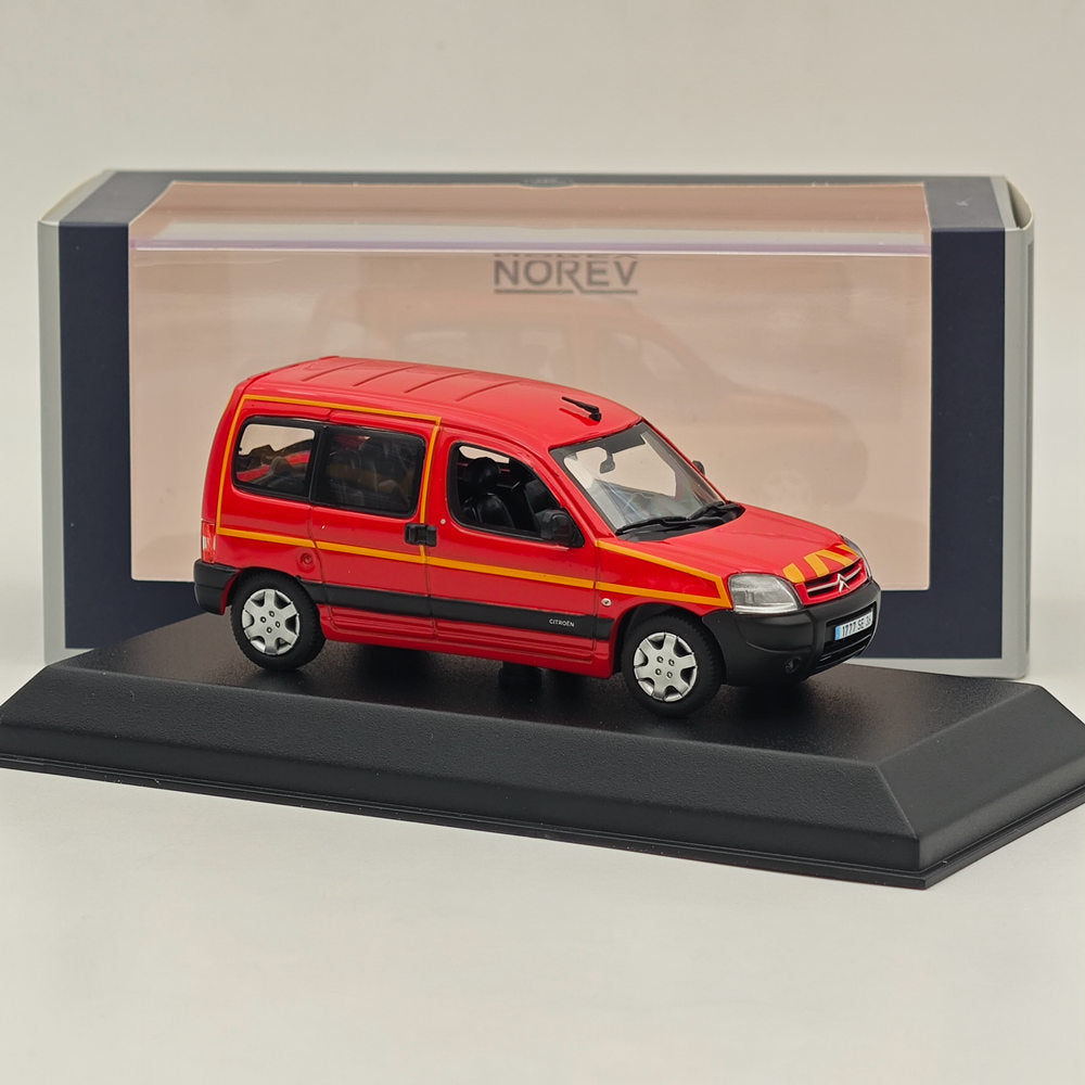 1/43 Scale Norev Citroen Berlingo 2004 Diecast Model Car - Limited Edition Red Collectible - Perfect for Display, Gifts & Car Enthusiast Collections