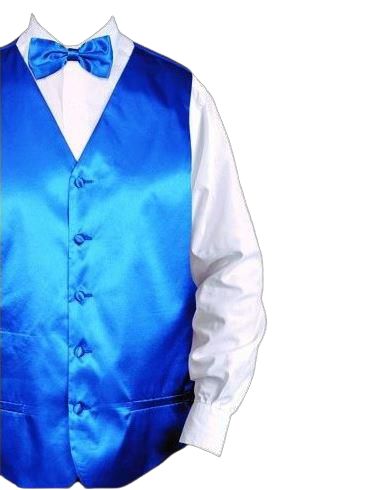 DANIEL ELLISSA Women's Solid Vest Set VS801 Royal Blue - Stylish Layering Outfit for Work, Office, and Casual Wear