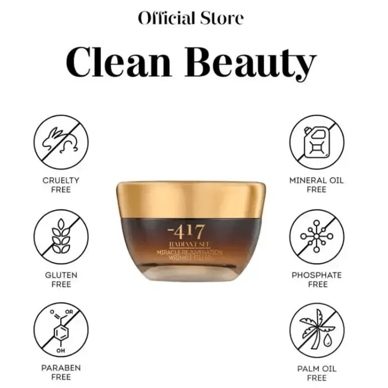 Minus 417 Miracle Rejuvenation Wrinkle Filler - Anti-Aging Cream for Face & Eyes | Reduce Fine Lines & Wrinkles | Perfect for Daily Skincare Routine & Night Care