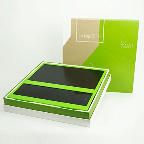 Pi-top Desktop Computer Kit - DIY Raspberry Pi Case (Green) - Perfect for STEM Education, Coding Projects & Home Office Use