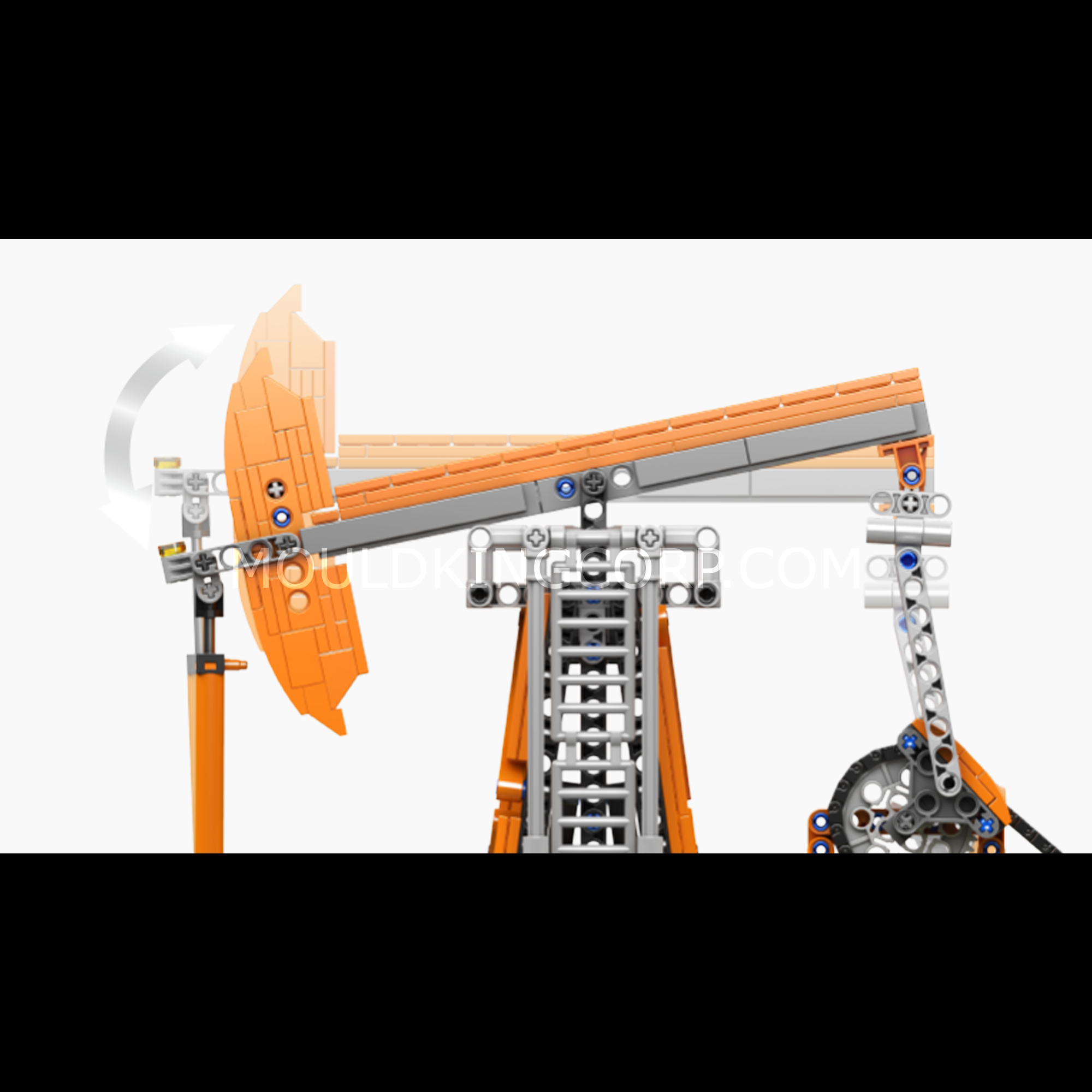 Mould King 17087 Oil Well Building Blocks Set - 840 PCS STEM Construction Toy for Kids & Adults | Perfect for Educational Play, DIY Projects & Collector Display