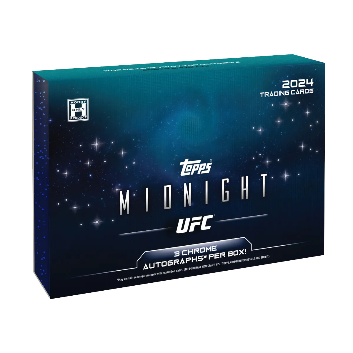 Topps Midnight UFC 2024 Hobby Box - Collectible Trading Cards for UFC Fans - Perfect for Collectors, Gifts, and Sports Memorabilia Enthusiasts